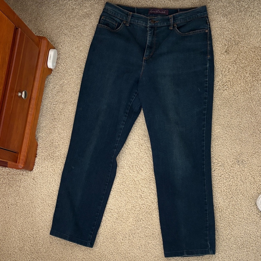 Gloria Vanderbilt Amanda Dark Indigo Jeans